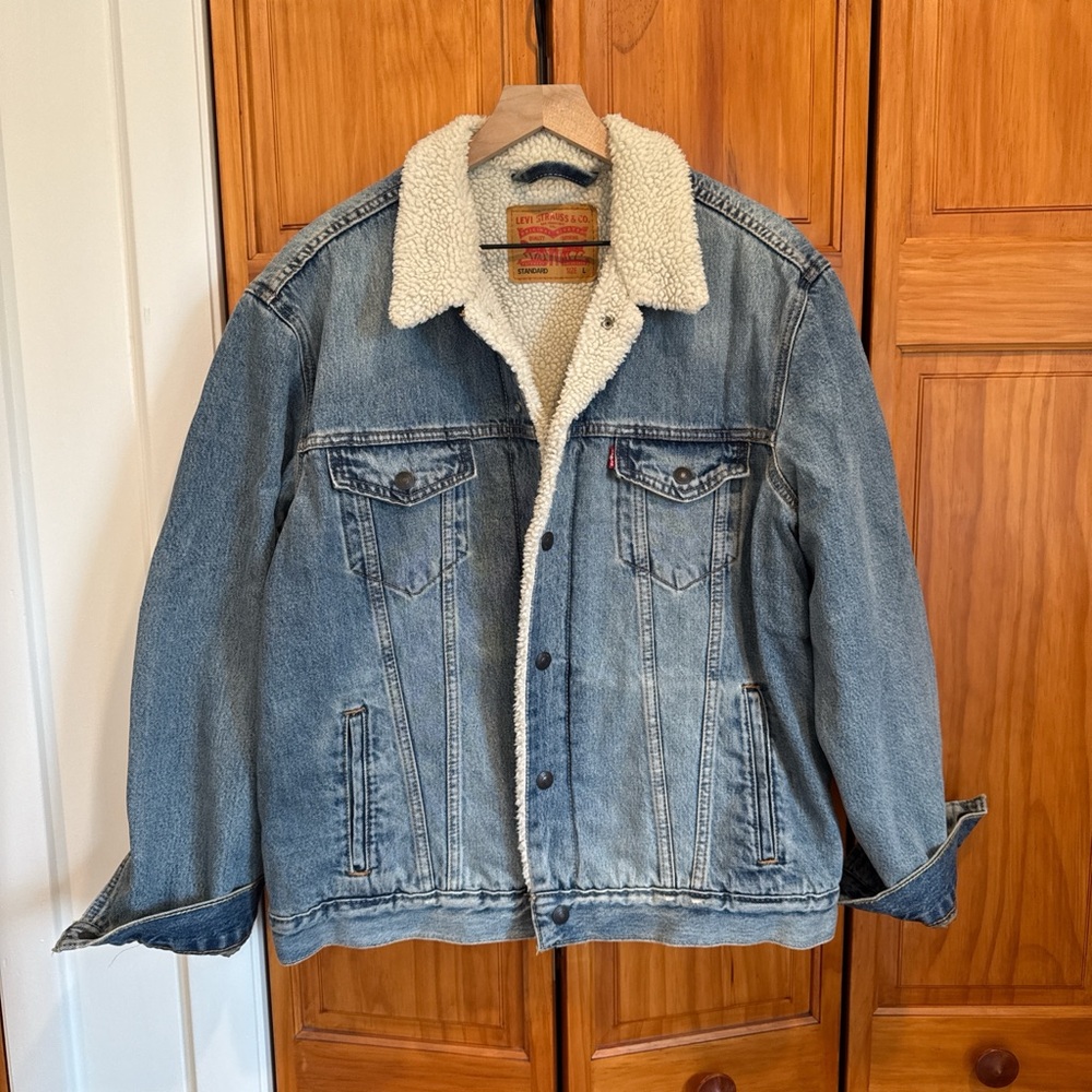 Levi’s Denim Sherpa-Lined Jacket